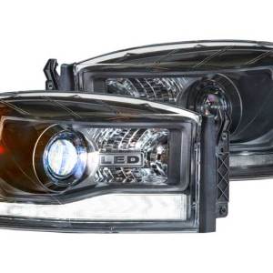 MORIMOTO 06-08 RAM XB HYBRID LED HEADLIGHTS (PAIR / ASM)