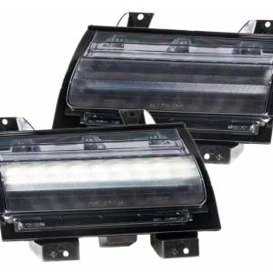 MORIMOTO 18-C WRANGLER JL/JT FENDER DRIVING LIGHTS/SIGNALS SMOKED PAIR