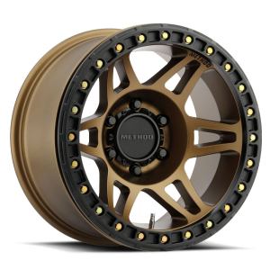 MR106 BEADLOCK 17X9 -44MM 8-165.1 130.81MM METHOD BRONZE W/ BH-H36125