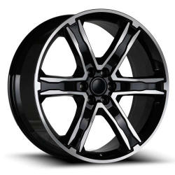 OE Concept FD06 Black Machined 22x9.5 6-135 44MM