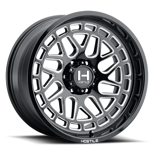 HOSTILE H122 REAPER BLACK MILLED 24x14 6-139.7 -76MM 106.1MM