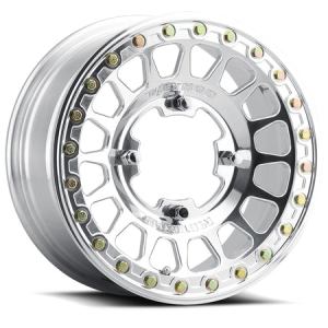MR413 BEADLOCK 15X10 6+4/+25MM 5-114.3 70MM POLISHED W/ BH-H24100