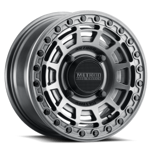 MR411 BEAD GRIP 15X7 5+2/+38MM 5-114.3 72MM GLOSS TITANIUM