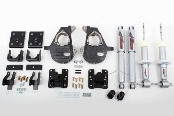 McGaughys 3″/5″, 4″/6″, 5″/7″ Lowering Kit 2014-2016 GM 1500 Trucks 2WD Cast