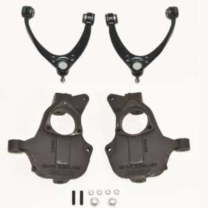 McGaughys Drop Spindles 2014-2018 GM 1500 Trucks/SUVs 4WD Alum/Stamped