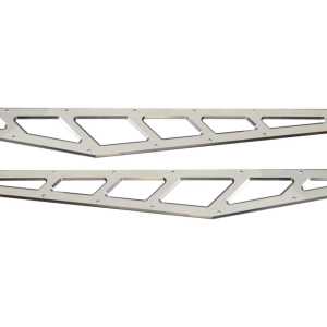 McGaughys Billet Face Plates (fits Traction Bars) 2014-2018 GM 1500 Truck Quad Cab/Ext Cab ONLY RAW