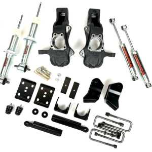 McGaughys 2.5″/4″ Lowering Kit 2019-2025 GM 1500 Trucks 2WD/4WD