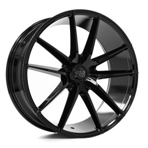 ZX7 GLOSS BLACK 20X8.5 5-110 35MM 72.6MM