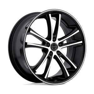 ASANTI BLACK ABL1 20X8.5 5X4.5 MACH W/ BLACK LIP 38MM