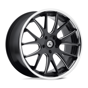 ASANTI BLACK ABL3 20X8.5 5X112 M-BLK MILL 30MM