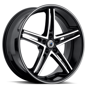ASANTI BLACK ABL7 20X10 5X4.5 MACH W/ BLACK LIP 30MM