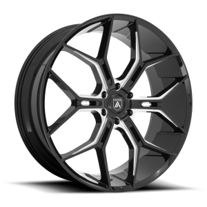 ASANTI BLACK ABL38 22X9.5 6X120 G-BLK MILL 38MM