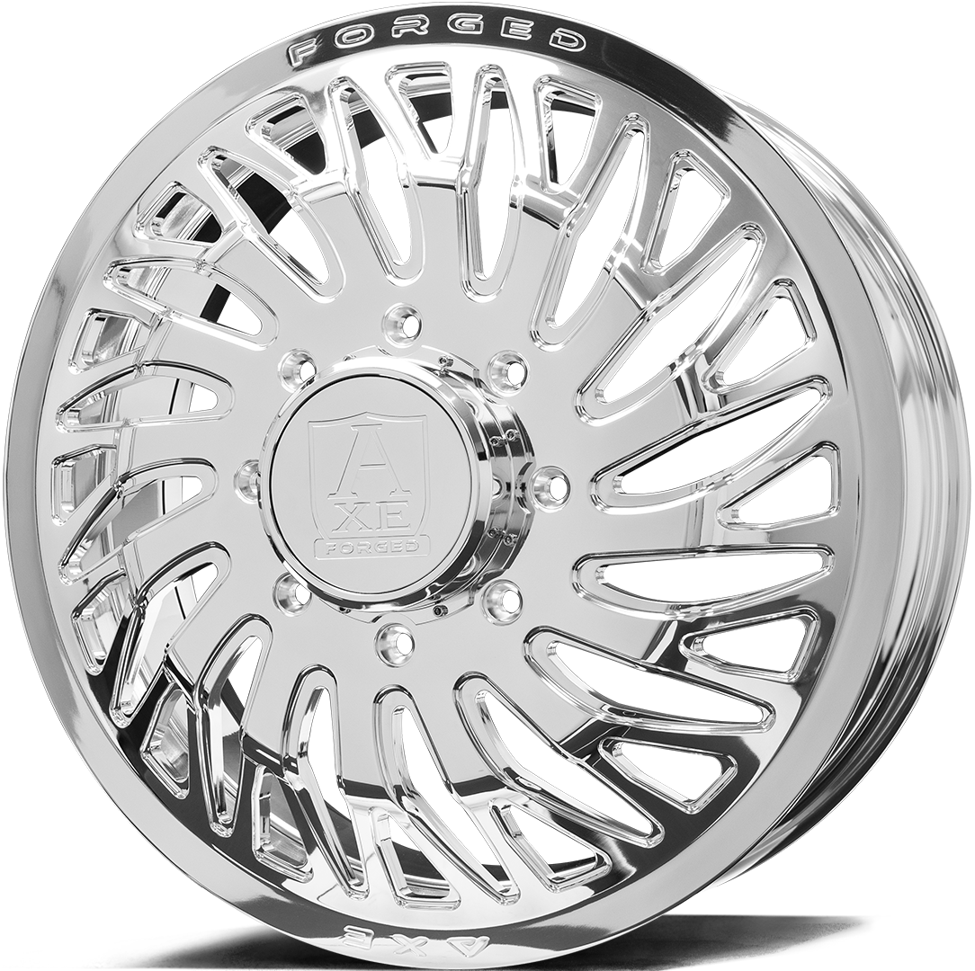 AF10 DUALLY (front left) FULLY POLISHED 26X8.25 8-210 -146,+168MM 154.2MM - Image 6