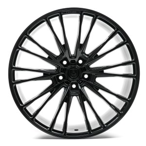 CF2 GLOSS BLACK 21X10.5 5-114 40MM 74.1MM