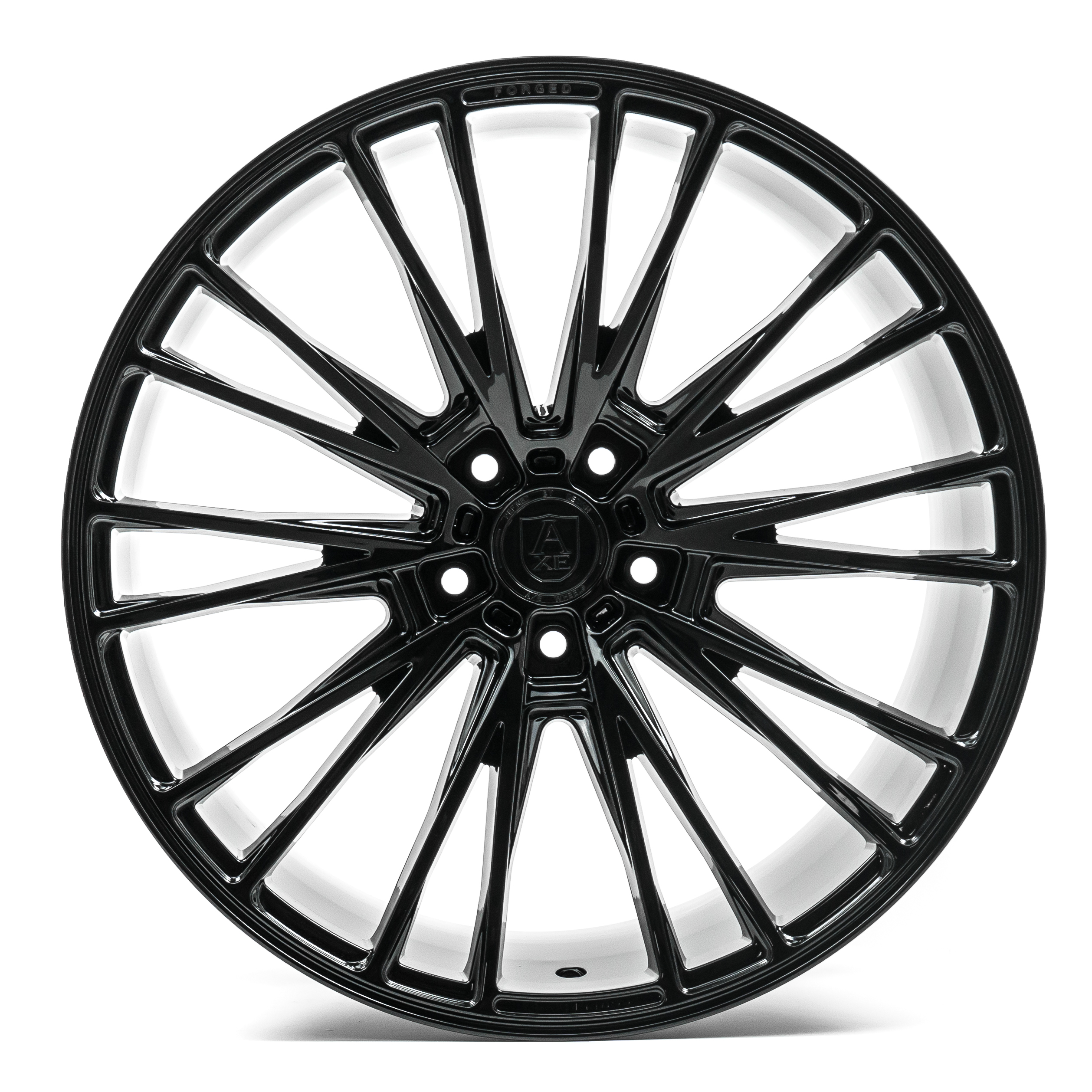 CF2 GLOSS BLACK 19X9.5 5-115 40MM 72.6MM