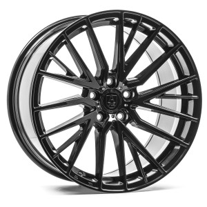 EX40 GLOSS BLACK 22X10.5 5-114 25,32,35,38MM 74.1MM