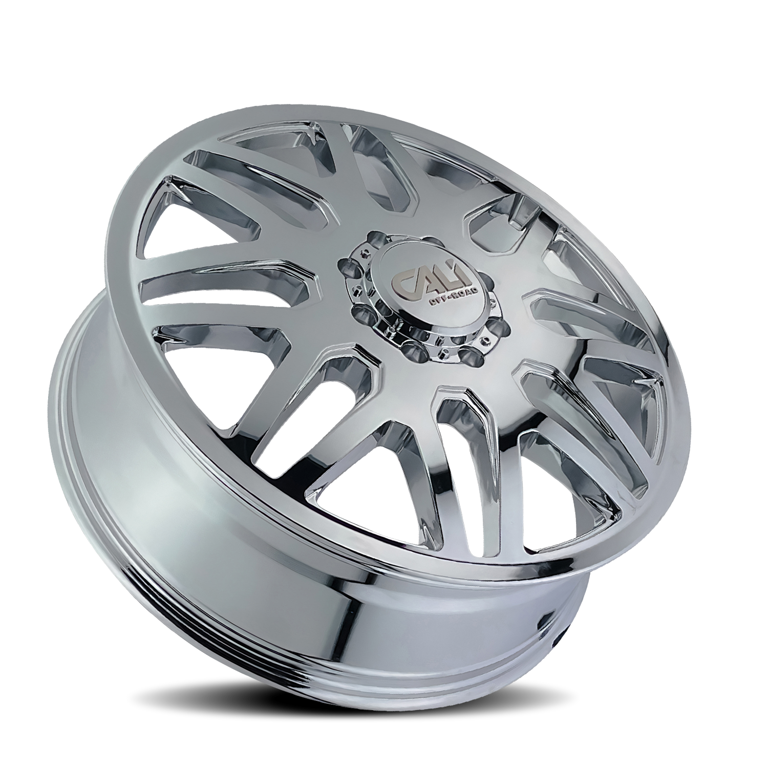 CALI OFF-ROAD-OFFROAD INVADER DUALLY 9115D CHROME 22X8.25 8-165.1 -232MM 121.3MM - Image 2