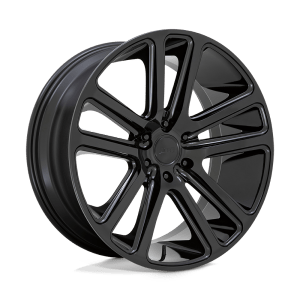 DUB 1PC FLEX 22X9.5 6X135 87.1 BL +30