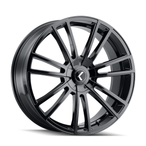 KRAZE SPECTRA 183 GLOSS BLACK 20X8.5 5-108/5-114.3 38MM 72.62MM