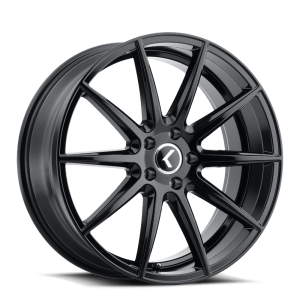 KRAZE COSMOS KR194 GLOSS BLACK 17X8 5-112 38MM 66.56MM