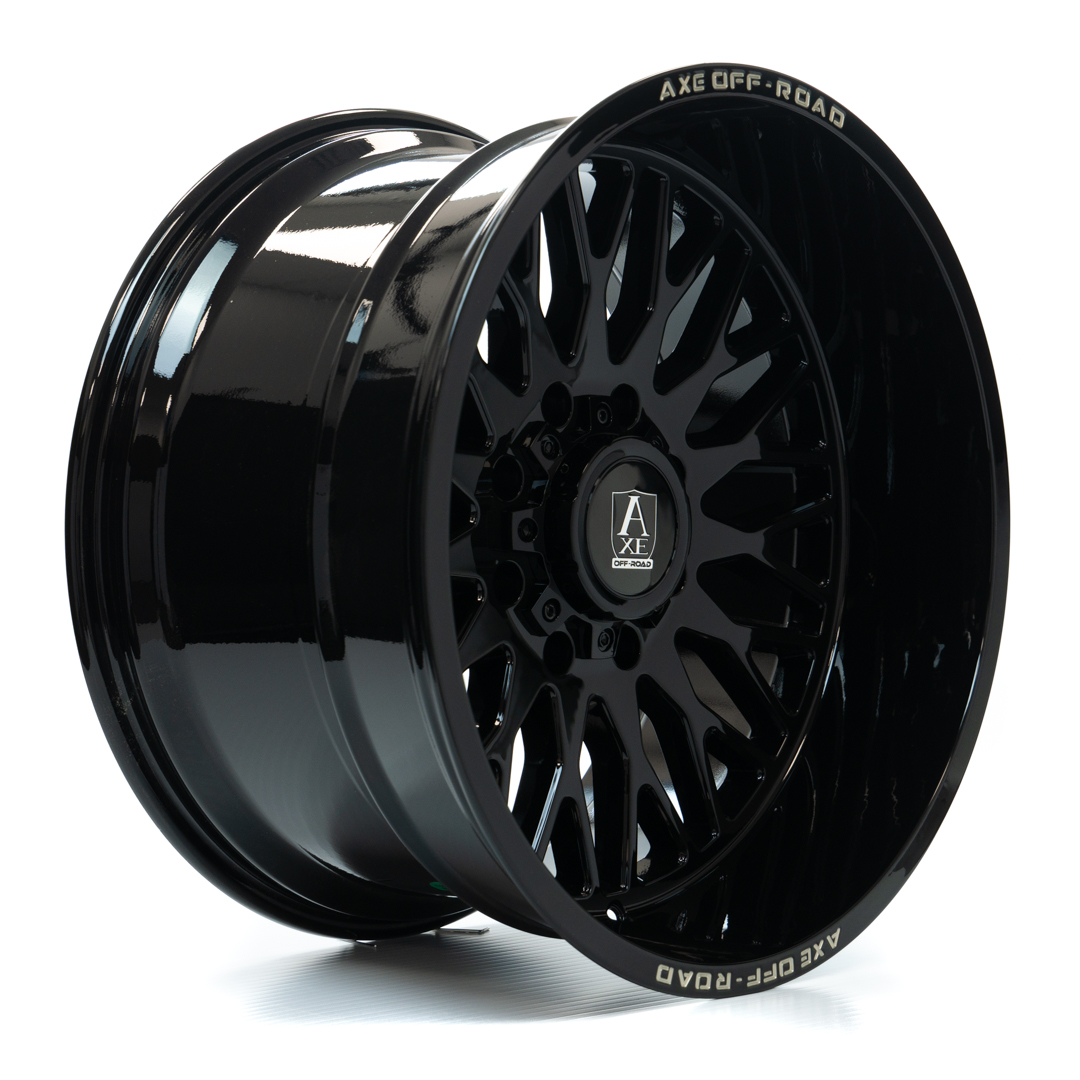 KRATOS GLOSS BLACK 22X12 6-135 / 6-139.7 -44MM 87.1MM - Image 6