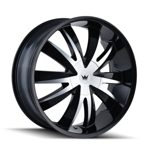 MAZZI EDGE 337 GLOSS BLACK MACHINED 18X7.5 5-110/5-115 40MM 72.62MM