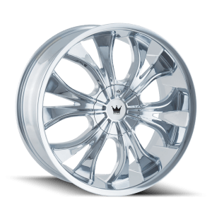 MAZZI HUSTLER 342 CHROME 24X9.5 5-115/5-120 18MM 74.1MM