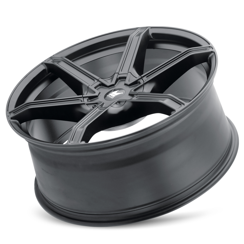 MAZZI STILTS 371 MATTE BLACK 24X9.5 5-115/5-120 18MM 74.1MM - Image 3