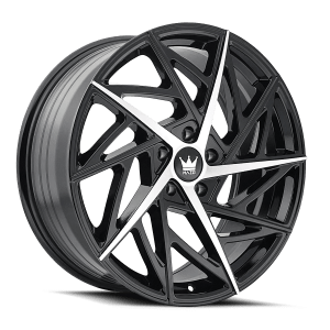 MAZZI FREESTYLE 377 GLOSS BLACK MACHINED 18X8 5-120 35MM 74.1MM