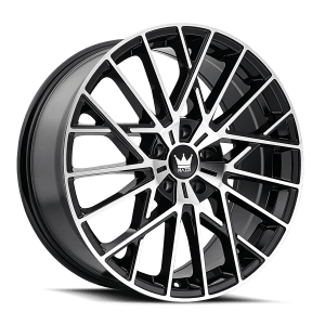 MAZZI JINX 378 GLOSS BLACK MACHINED 18X8 5-114.3 40MM 72.6MM