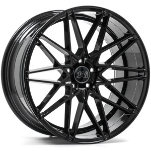 ZX4 GLOSS BLACK 22X10.5 5-120 38MM 74.1MM