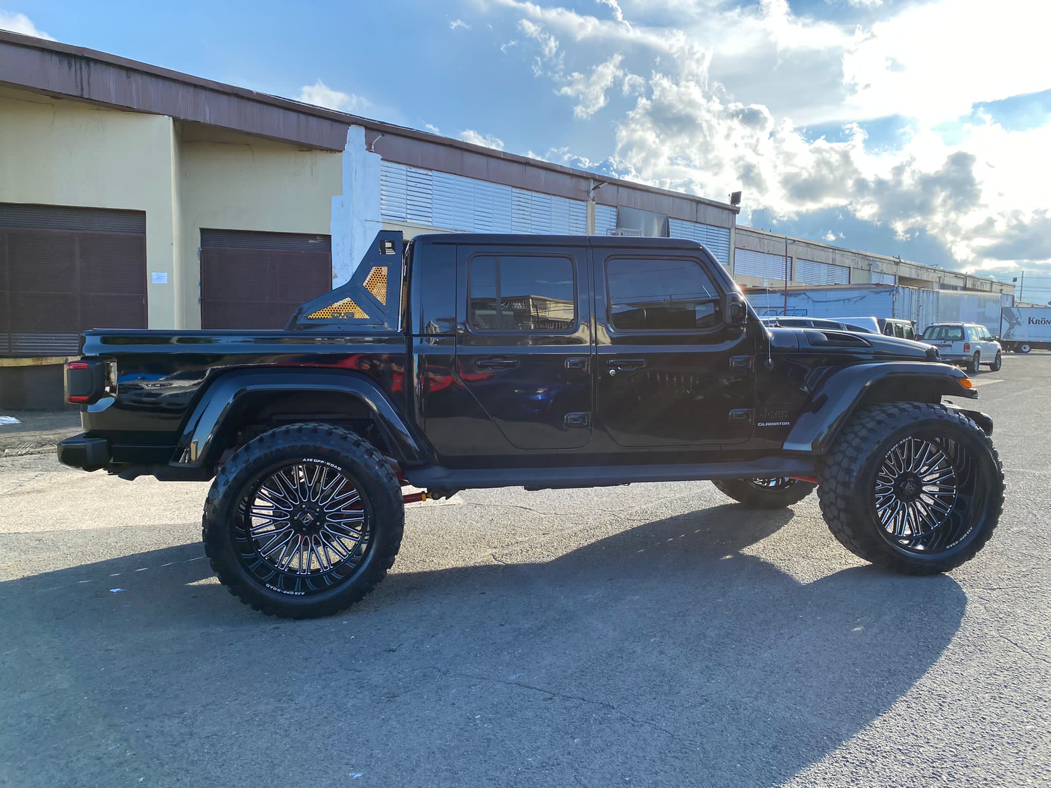 KRATOS GLOSS BLACK 22X12 6-135 / 6-139.7 -44MM 87.1MM - Image 5