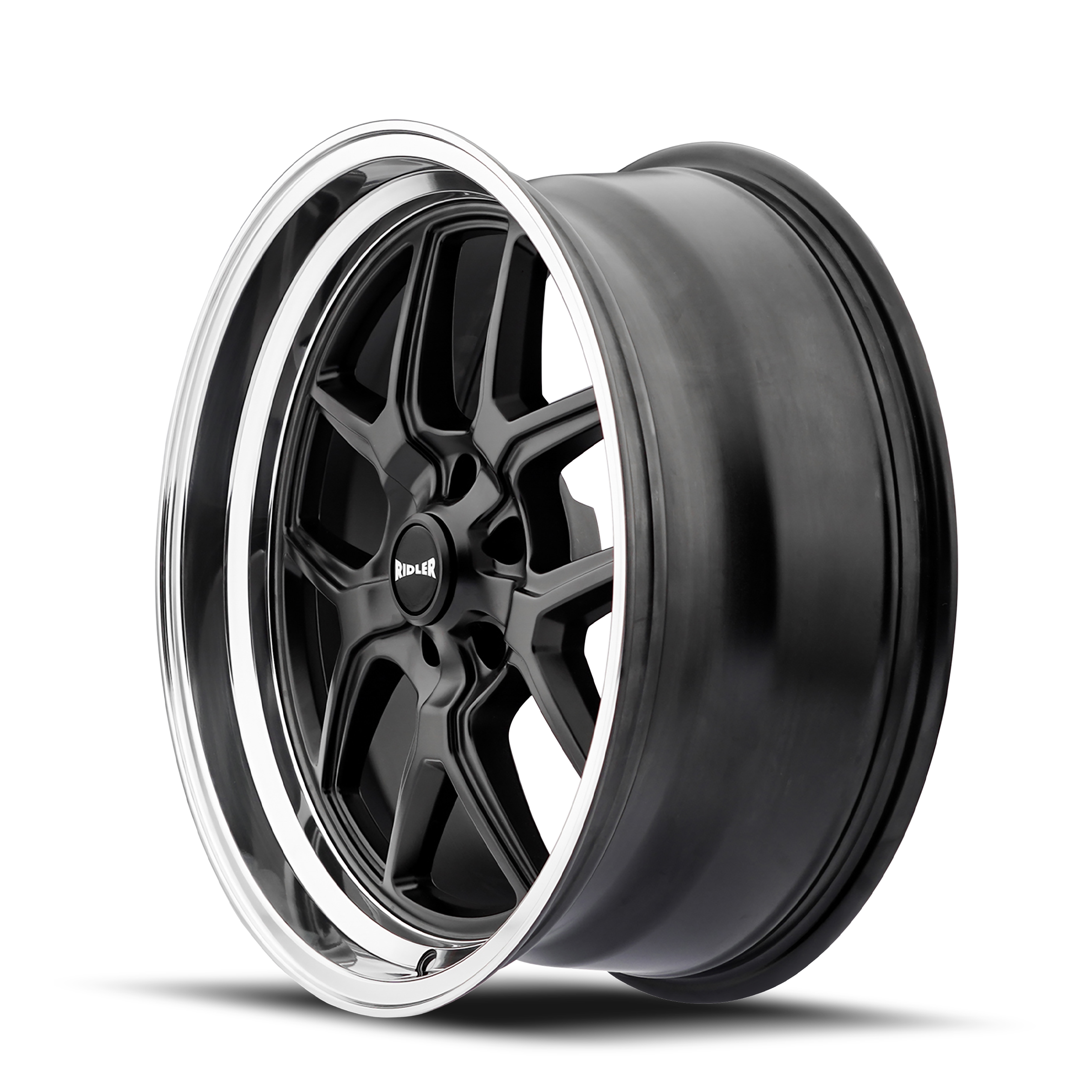 RIDLER 610 MATTE BLACK POLISHED 20X8.5 5-120.65 0MM 83.82MM - Image 4