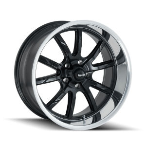 RIDLER 650 MATTE BLACK POLISHED 22X9.5 5-120 18MM 66.9MM