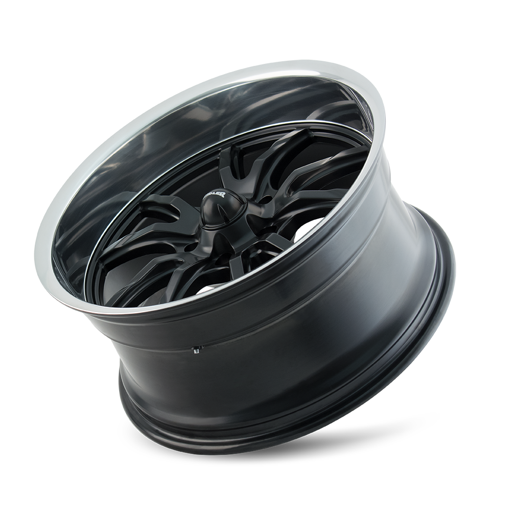 RIDLER 650 MATTE BLACK POLISHED 20X10 5-120.65 0MM 83.82MM - Image 3
