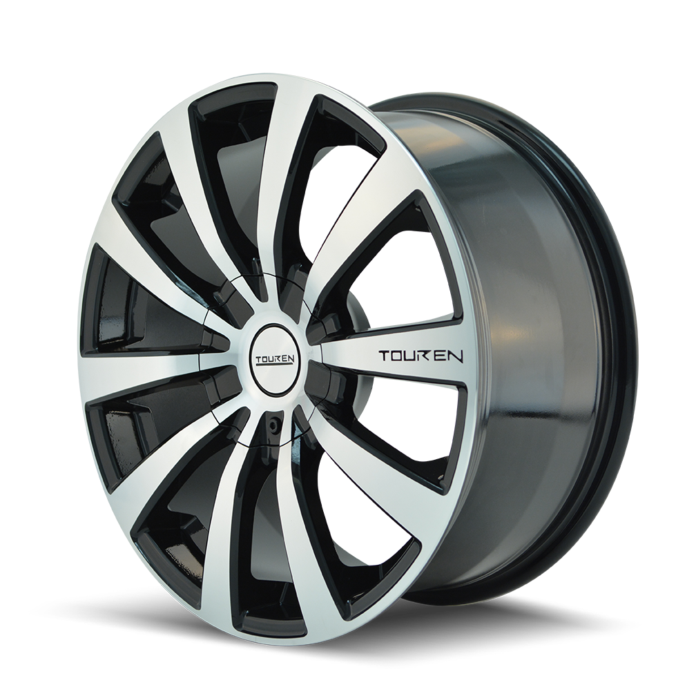 TOUREN TR3 3130 GLOSS BLACK MACHINED 16X7 5-112/5-120 42MM 72.62MM - Image 2