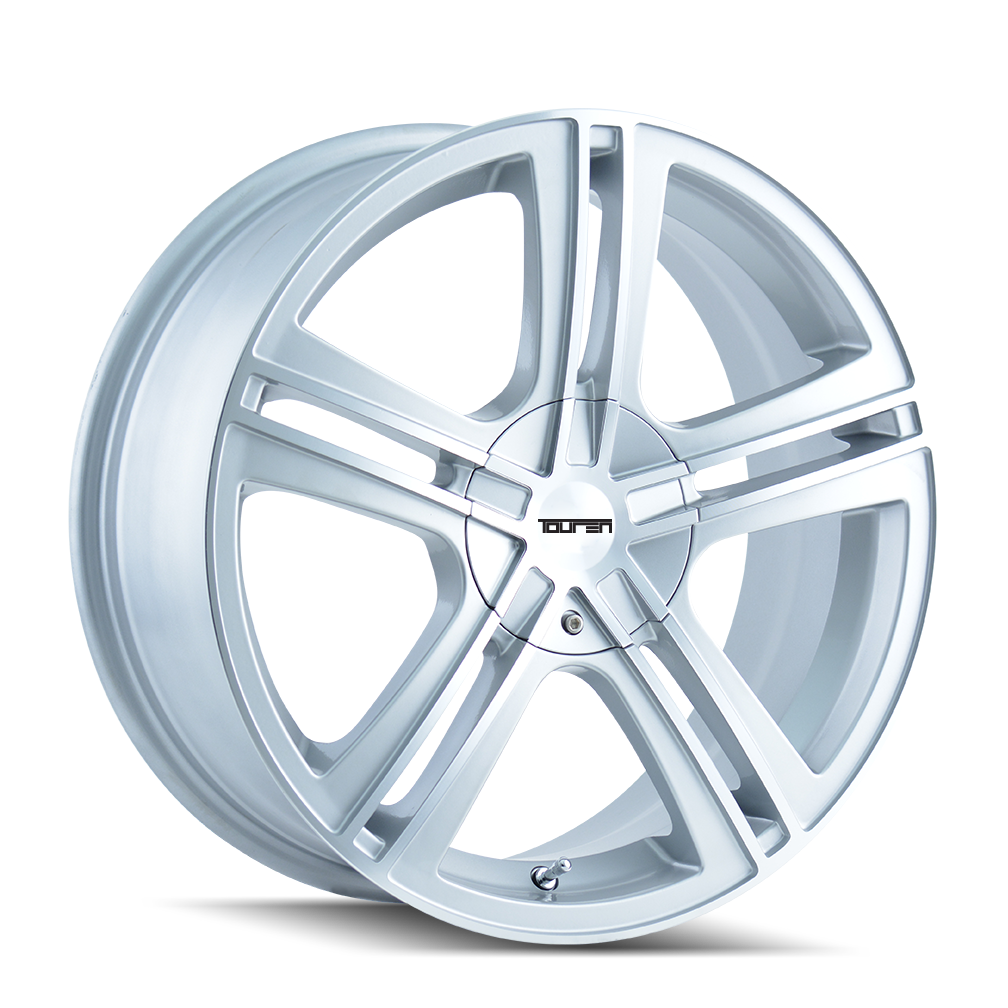 TOUREN TR62 3262 GLOSS HYPER SILVER MACHINED/MACHINED FACE/MACHINED LIP 18X7.5 5-100/5-114.3 40MM 72.62MM