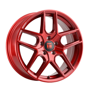 TOUREN TR79 3279 GLOSS CRIMSON CANDY RED 17X8 5-112 35MM 66.56MM BALL SEAT