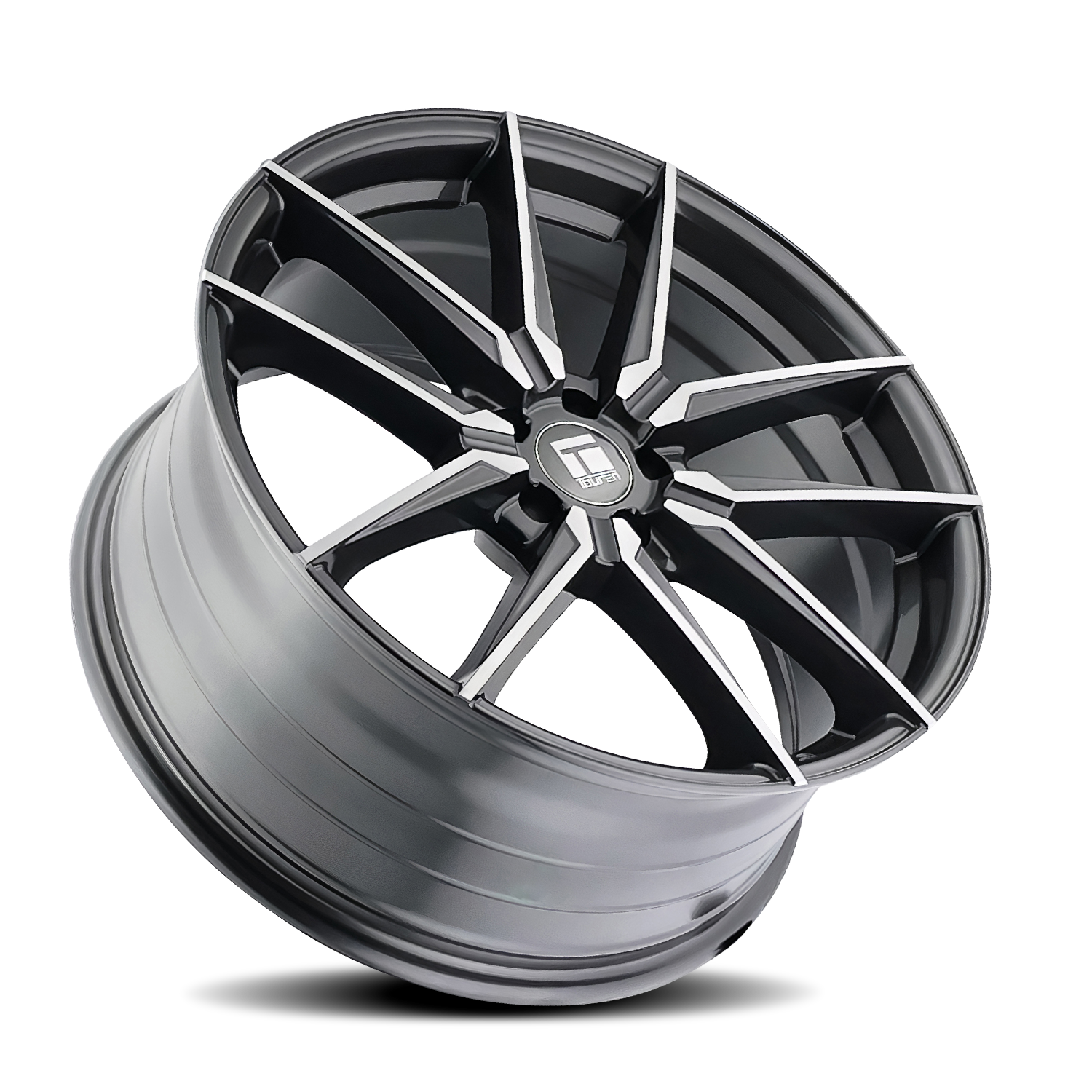 TOUREN TR94 3294 GLOSS GRAPHITE BRUSHED WITH DARK 19X8.5 5-120 35MM 72.56MM - Image 2