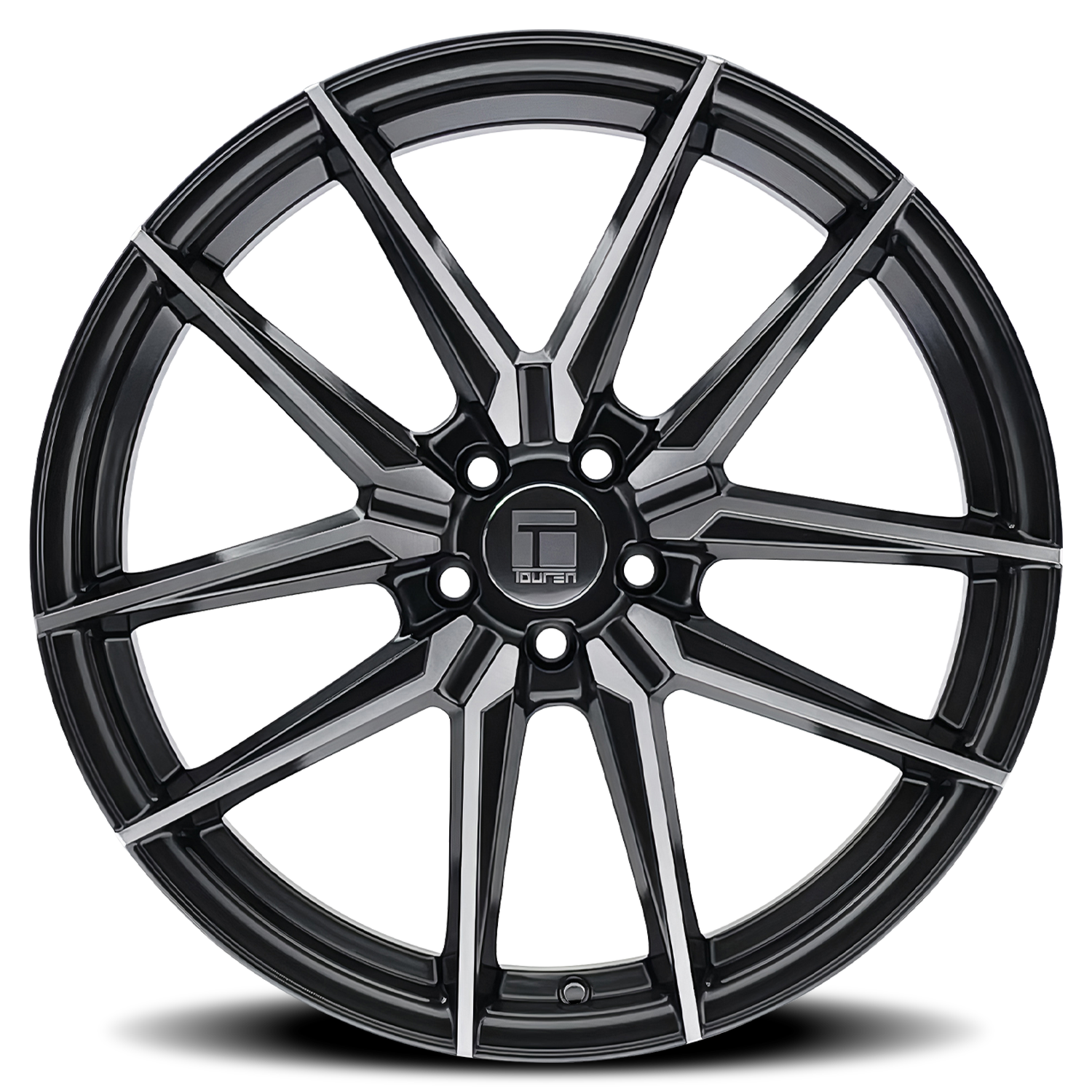 TOUREN TR94 3294 GLOSS GRAPHITE BRUSHED WITH DARK 19X8.5 5-120 35MM 72.56MM - Image 3