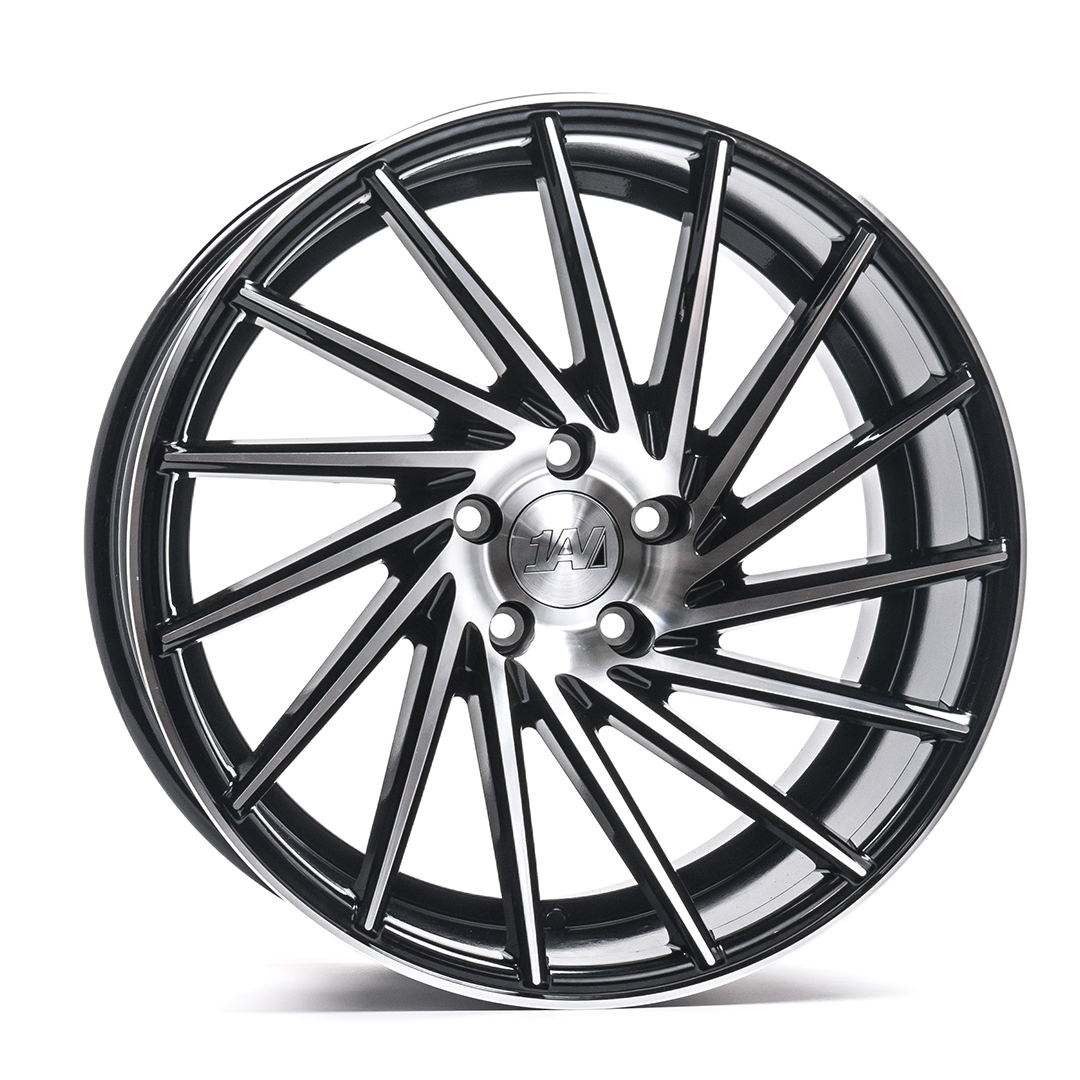 ZX1 BLACK AND POLISHED FACE 18X8 5-110 40MM 72.6MM