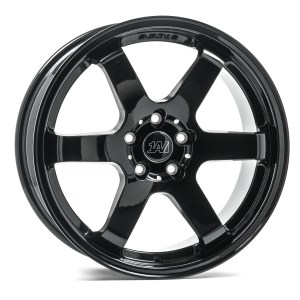 ZX6 GLOSS BLACK 18X8.5 5-114 40MM 73MM