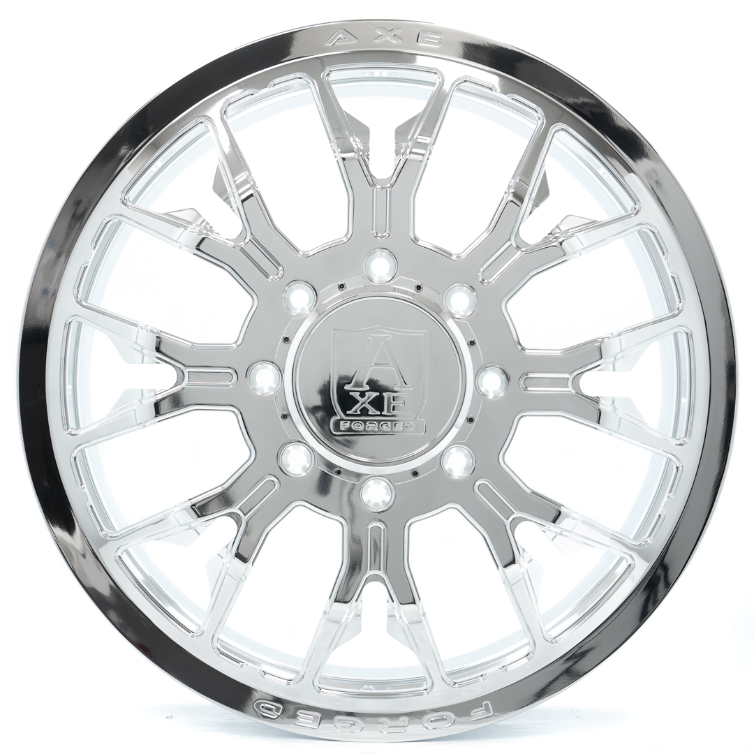 AF6 DUALLY (front) FULLY POLISHED 24X8.25 8-210 -146,+168MM 154.2MM - Image 2