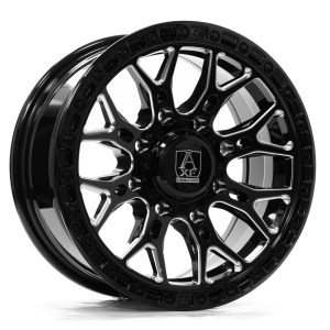 ATLAS UTV GLOSS BLACK MILLED 15X7 4-137/4-156 10MM 106.2MM