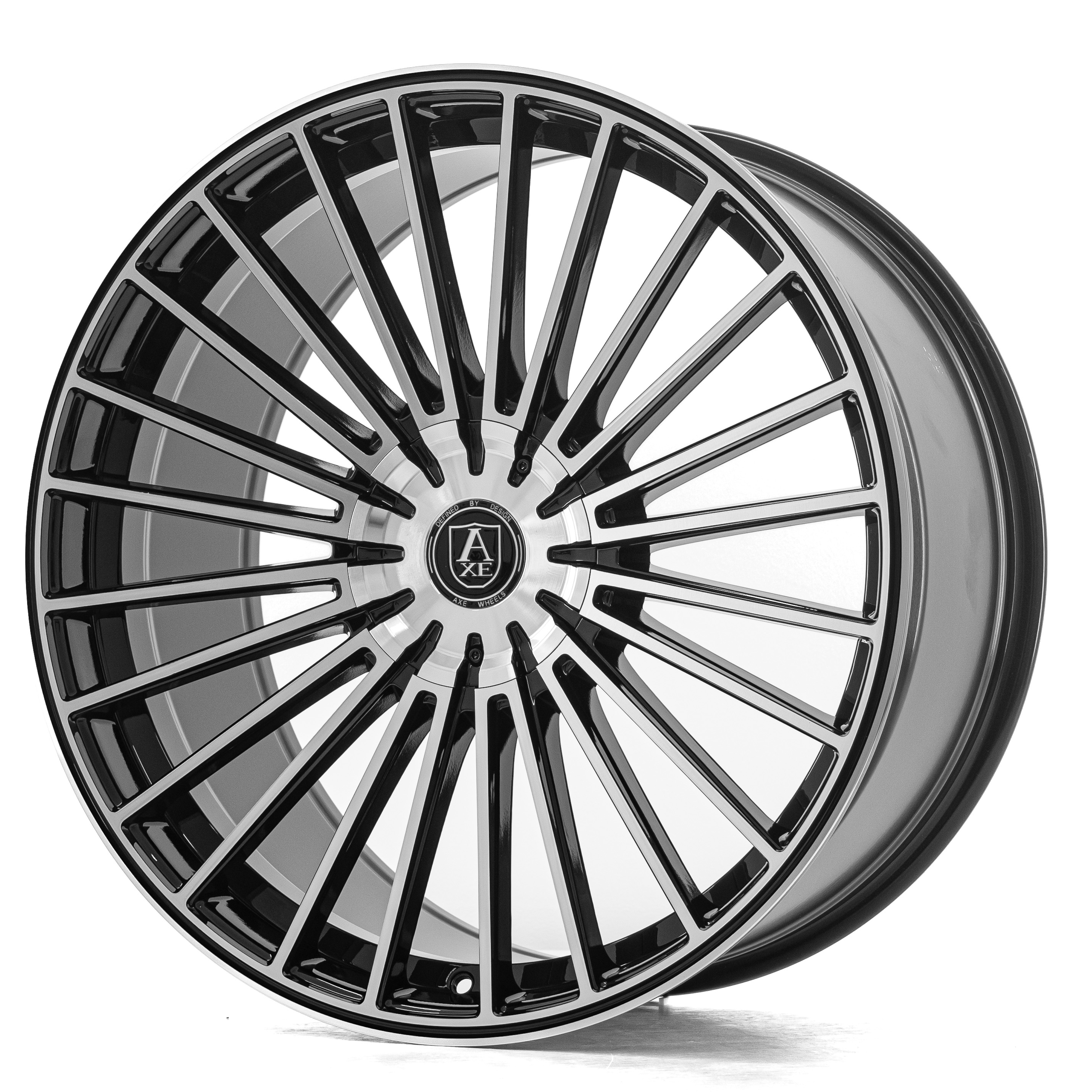 EX50 BLACK AND POLISHED FACE 22X10.5 5-108 40MM 74.1MM - Image 3