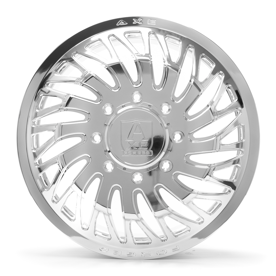 AF10 DUALLY (front left) FULLY POLISHED 26X8.25 8-210 -146,+168MM 154.2MM