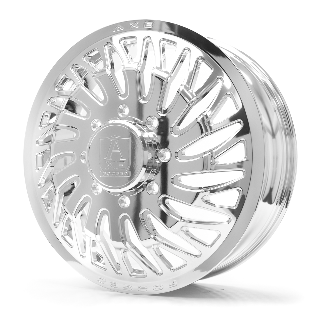 AF10 DUALLY (front left) FULLY POLISHED 26X8.25 8-210 -146,+168MM 154.2MM - Image 2