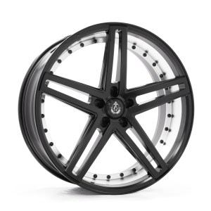 EX20 GLOSS BLACK 20X8.5 5-120 25MM 72.6MM