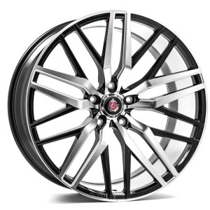 EX30 BLACK AND POLISHED FACE 22X10.5 5-110 25MM 74.1MM