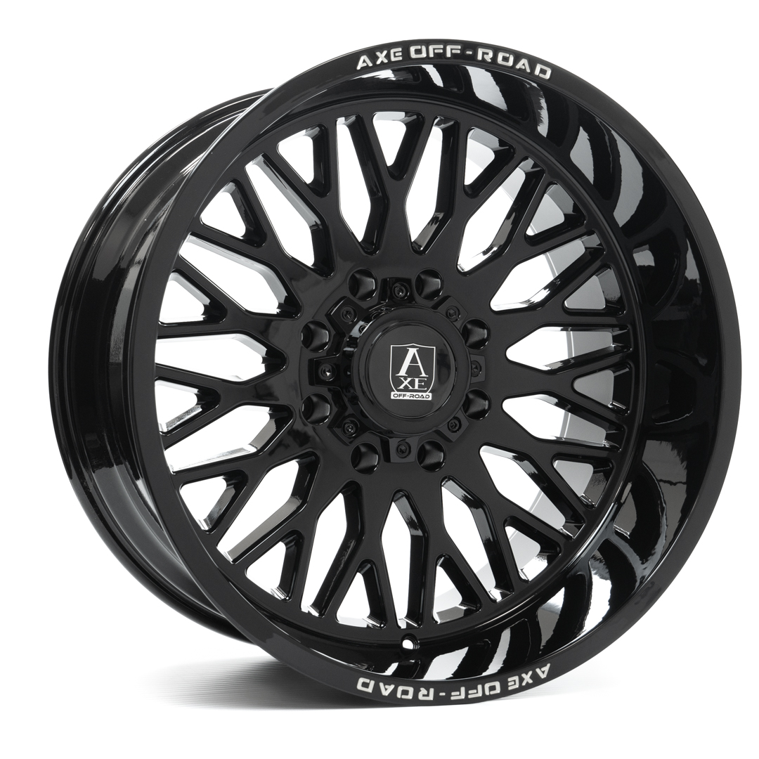 KRATOS GLOSS BLACK 22X12 6-135 / 6-139.7 -44MM 87.1MM